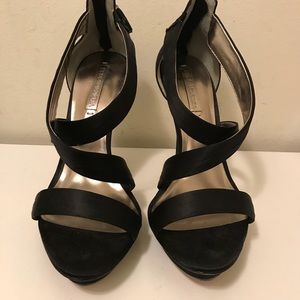 BCBGMaxazria crisscross heels size 10